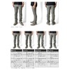 Aruge Chino Pants, Stretch Pants, Easy Pants, Tapered, Stretch, Large