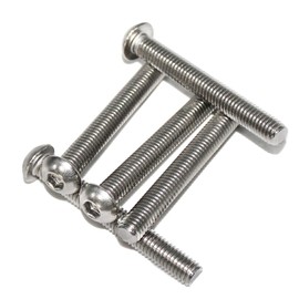 M4 x 40 ISO 7380 Machine Screw Half Round Head ISK Stainless Steel A2 Pack of 25