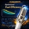 CCTECHMASS Iridium Spark Plugs 4 Pack | Fit for 2013-2018