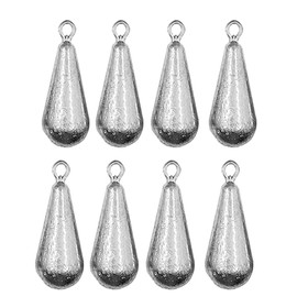 TaoTaoChong Fishing Weights Inline Iron Casting Swivel Raindrop Sinkers 60g /1oz
