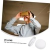 Tofficu 10pcs VR Glasses Lens Biconvex Light Blocking Lenses for