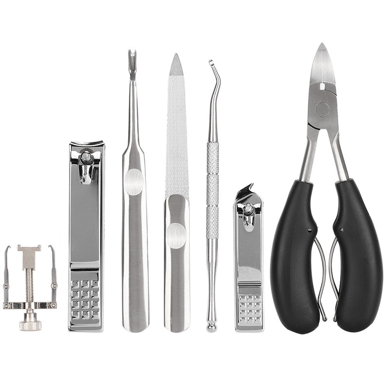 7pcs Ingrown Toenail Correction Tools Kit Stainless Steel Pedicure Foot