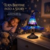 Halloween Witch Hat LED Lamp USB Powered Gothic Resin Desktop