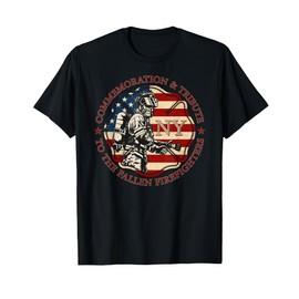 The Fallen Firefighters Of New York New York Fire department T-Shirt