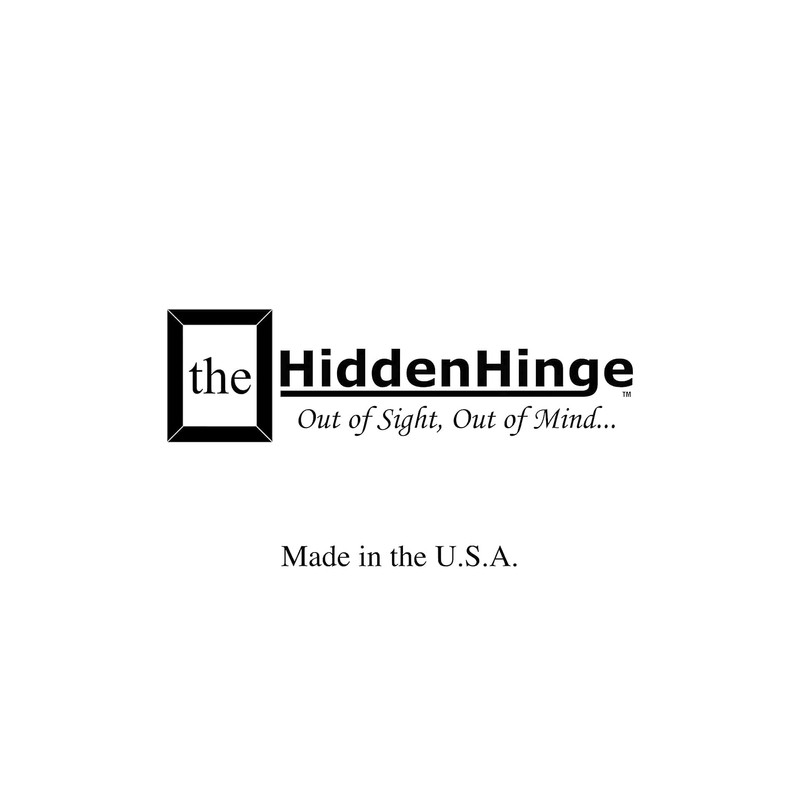 HiddenHinge - UNDETECTABLE Designed for Easily mounting a Picture Frame