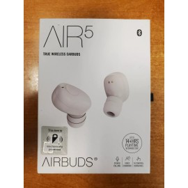 AirBuds True Wireless AirBuds Air5 Ear Buds White 14 Hours Play Time Bluetooth 1422-R6P5