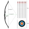 LWANO Recurve Bow for Adults - Archery Takedown Bow and