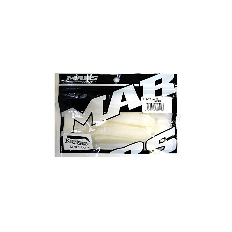 Mars (マーズ) Lure Rolling Shad M Pearl White (Hill Climb)