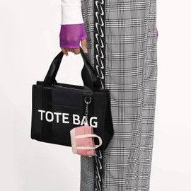 Coin Purse Mini Tote Bag Keychain Small Change Purse Key Pouch Charm Pink Cute Makeup Bag Wallets Accessories for Handbags