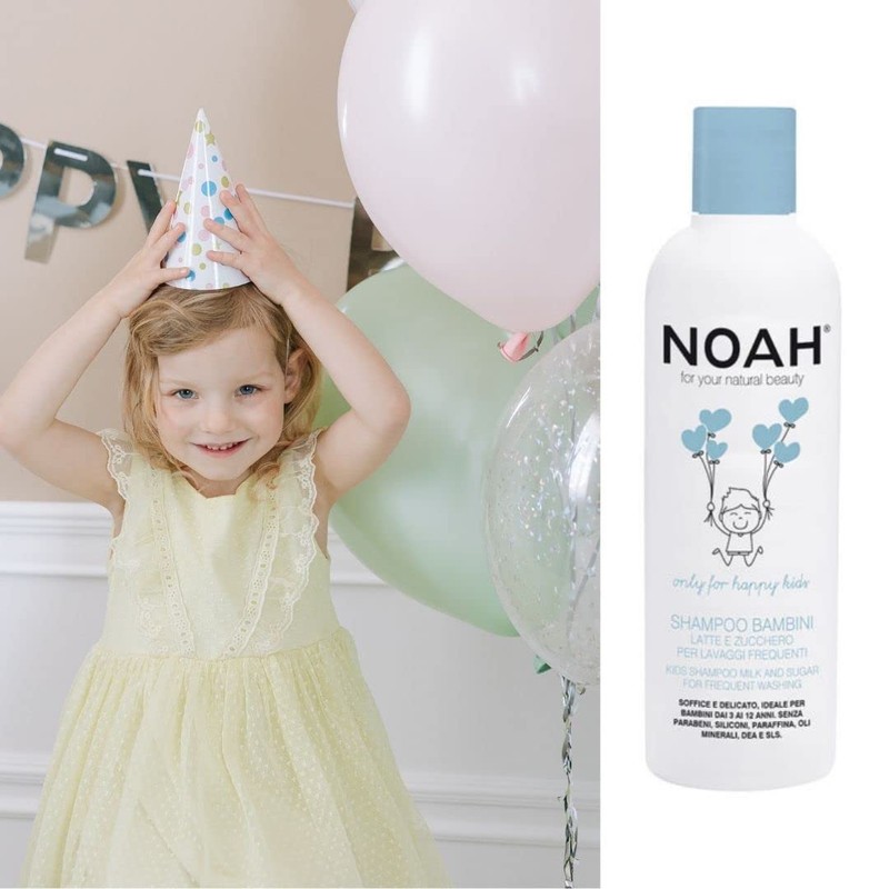 NOAH Natural Kids Shampoo with Milk and Sugar for Frequent