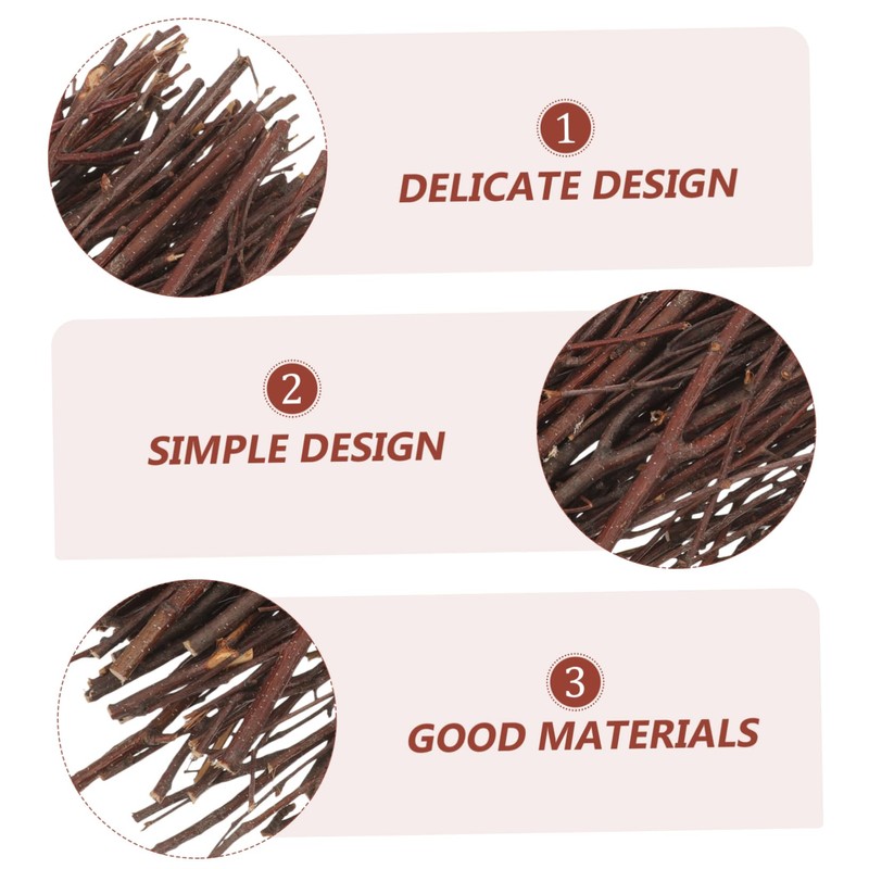 Beatifufu DIY Wood Sticks for Crafts Natural Log Branches Wooden
