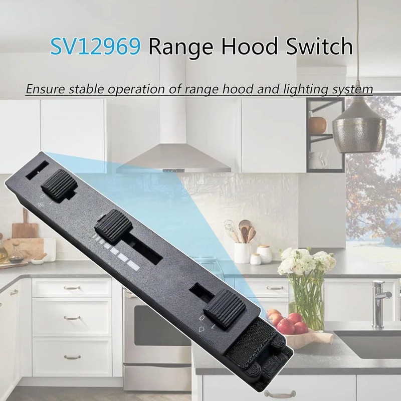Unbranded Range Hood Switch Replacement Kit Compatible with For Broan