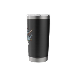 Funny I Spend Free Time with Hoes & Dirt Bags Gardening Stainless Steel Insulated Tumbler