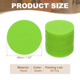 PATIKIL 40Pcs Carpet Spots for Classroom, 2 Inch Small Circle Floor Dots Markers Carpet Spot Markers for Teacher Elementary Preschool Supplies, Green