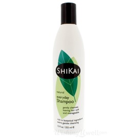 ShiKai - Natural Everyday Shampoo, Plant-Based, Non-Soap, Non-Detergent, Gently Cleanses Leaving Hair Soft and Manageable (12 Ounces, Pack of 3)