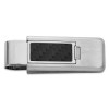 Unbranded Stainless Steel w/Carbon Fiber Inlay Flip Money Clip
