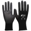 Nitras 6215 Nylon Work Gloves PU Coated XXL Black