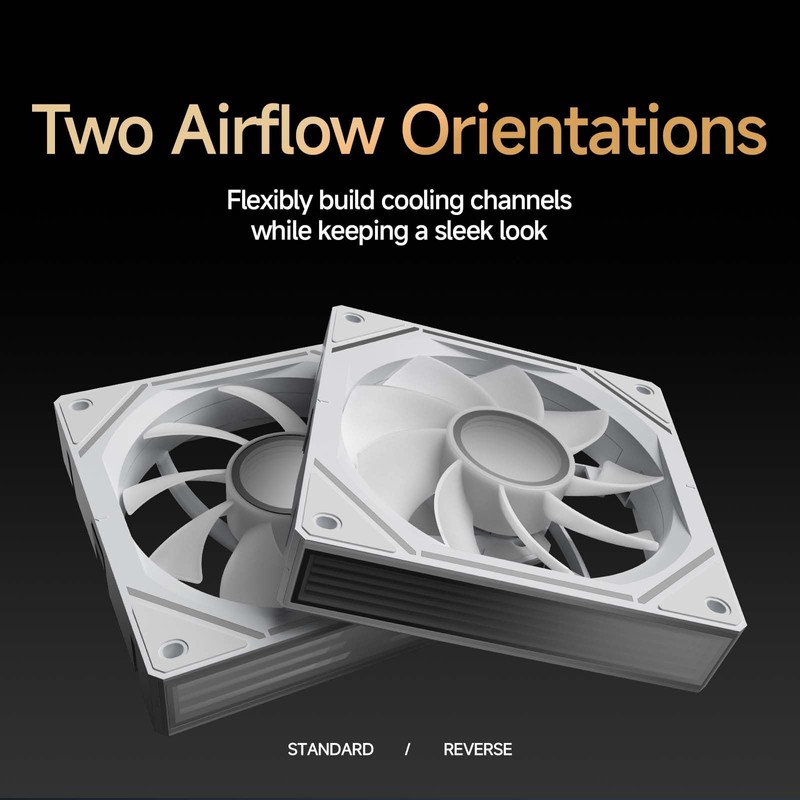 Ocypus Gamma F12 UNI 120mm PC Fans, Daisy-Chain Computer Case