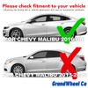 Window Deflectors Smoke Tinted in-Channel Side Window Vent Visor Deflectors