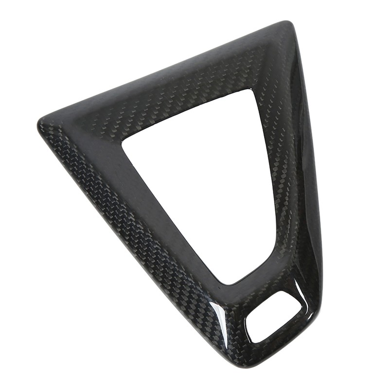 Gear Shift Panel Frame Carbon Fiber Shifter Cover Replacement for