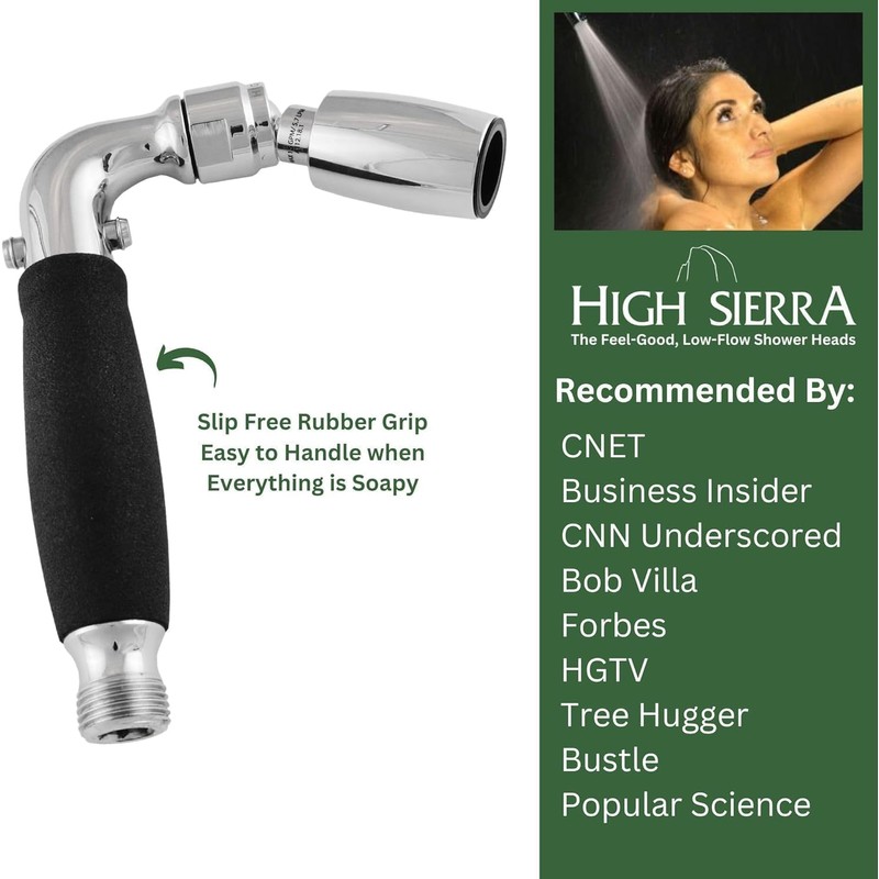 Fixed RV Shower Head with On Off Switch (Plumbing Code