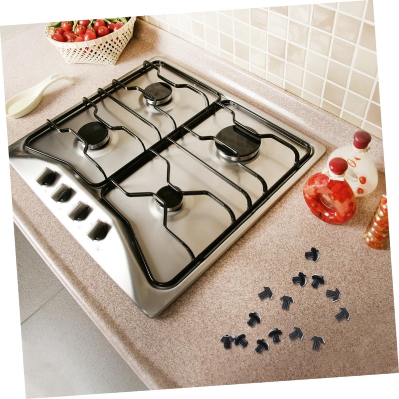 Operitacx Rubber Grate Feet Replacement Set Pcs Hob Burner Feet