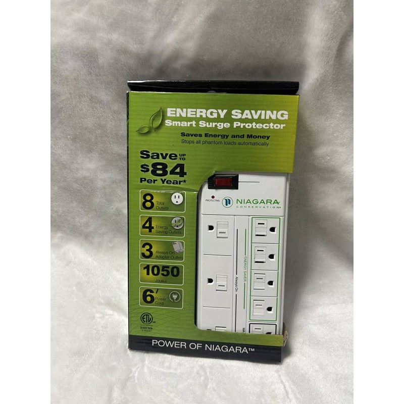 Niagara 8 Outlet Energy Saving Surge Protector