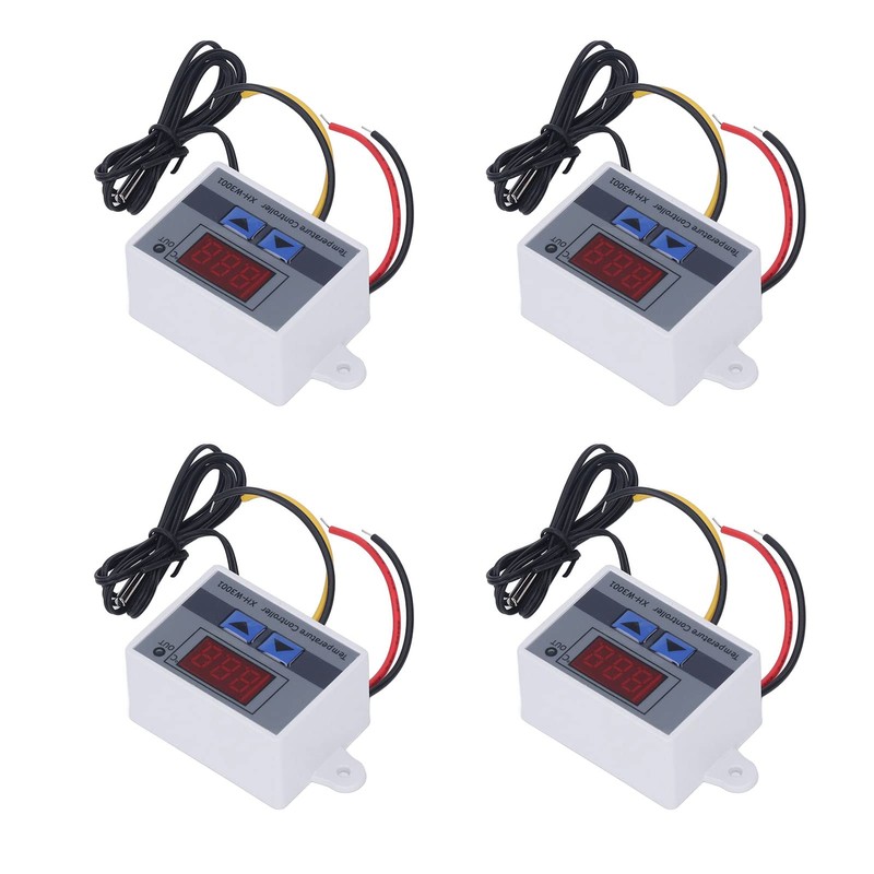4 x XH-W3001 Temperature Controller 110-220V LCD Digital Display Smart