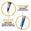 BIC Round Stic Grip Xtra Comfort Blue Ballpoint Pens, Medium