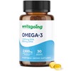 Wellsgoing Omega-3 Fish Oil Supplement, 2500 mg Omega-3 Fatty Acids