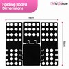 WedDecor Tshirt Folding Board Black | Fast Speed Clothes Shirt