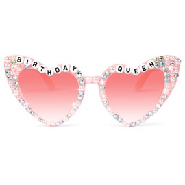 LONAI Birthday Glasses for Women, Birthday Party Gifts Accessories 'Birthday Queen' Birthday Sunglasses for Happy Birthday