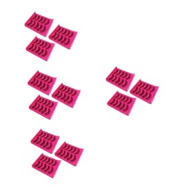 Healeved 4sets Reusable Fake Eyelashes Multi-layer Simulation Eyelashes Natural Clusters False Lashes for Women 15pairs*4