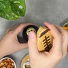 40YARDS American Football Bottle Opener Made of Bamboo & Steel