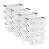 Sterilite 16608008 Small Stacking Basket with Vertical Stacking Functionality and