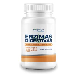 Enzimas Digestivas 500mg - 100 Cápsulas Por Frasco