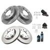 TRQ Front and Rear Brake Pad & Rotor Kit Brake