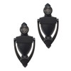 QCAA Door Knocker with 180 Degree Viewer, Zinc Die-Cast Construction