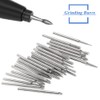 Mesee 30 Pieces Diamond Burr Assortment Set, 3mm Shank Diamond