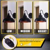 Lightess Dimmable Wall Sconce Plug in, Industrial Farmhouse Sconce with