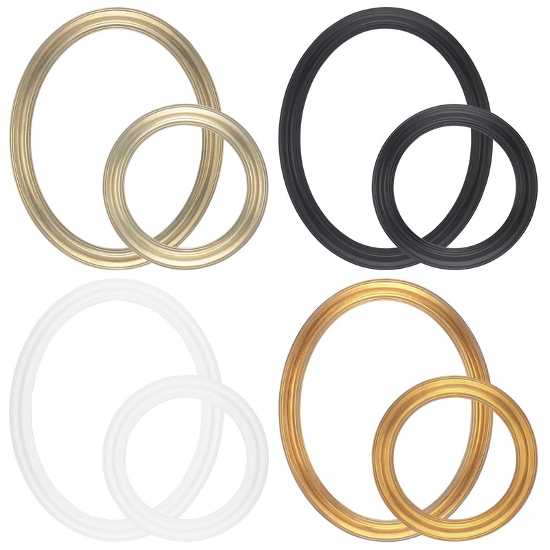 Stein Design Oval Frames - Hand-Finished Open-Back Oval Frames for