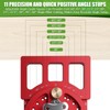 Poiyham Adjustable Angle Track Saw Square, Guide Rail Square with