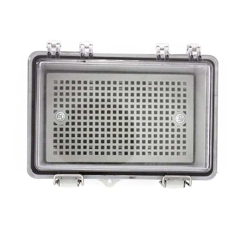 AcbbMNS IP67 Waterproof Junction Box with Clear Hinged Lid, ABS