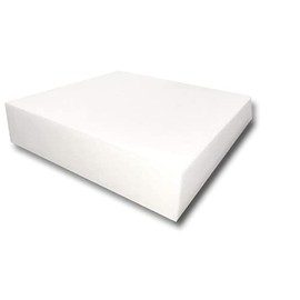 Foam World USA 24"W x 24"L Square Cushion Replacements for Couches and Chairs High Density 44 ILD Foam (3"x 24"x 24")