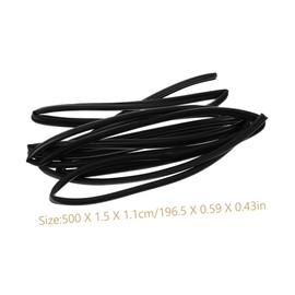 TEHAUX Door Seal Strip Durable Weather Stripping for Windows Easy Installation Soundproof High Temperature Resistant Flexible Type Seal for Home Use