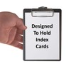 4x6 Inch Mini Clipboard, 2 Pack A6 Pocket Size Clipboards