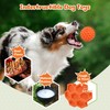 ZRIFAQESW Squeaky Dog Toys for Aggressive Chewers, Indestructible Dog Balls