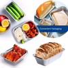Waytiffer (50 Pack) 1Lb mini Loaf Pans Heavy Duty Disposable