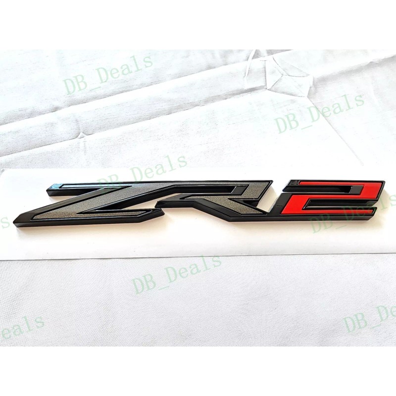 Colorado 4PCS Gloss Black Door Rear Colorado Red ZR2 Emblems