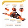 Strapinno E-Track Retractable Ratchet Straps with Wheel Chock Kit, 4500lbs